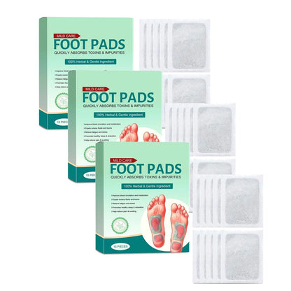 100% Merbal & Gentle Ingredient Detox Foot Pads (1 BOX = 20 PATCHES-BUY 1 GET 3 FREE)