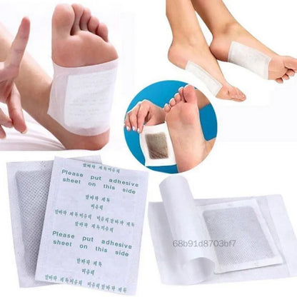 100% Merbal & Gentle Ingredient Detox Foot Pads (1 BOX = 20 PATCHES-BUY 1 GET 3 FREE)