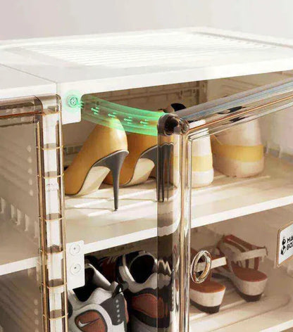 Premium 8-Layer Foldable Shoe Rack | Space-Saving Shoe Storage Organizer | Large Capacity | Easy Assembly